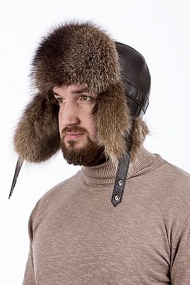 Фото товара Головной убор UMKME0014 енот, темный Фото товара Головной убор UMKME0014 енот, темный