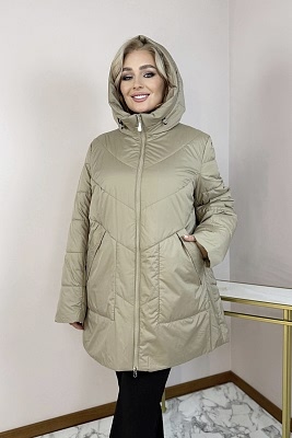 Фото товара Куртка F-2568 жен, бежевый