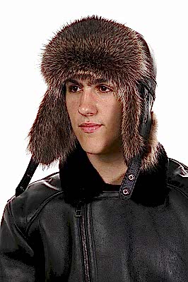 Фото товара Шапка из енота UMKME006.3, желтая Фото товара Шапка из енота UMKME006.3, желтая