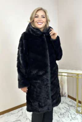 Фото товара П/пальто норка 019/1503К, черника