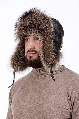 Фото товара Шапка из енота UMKME0014.1, серебро Фото товара Шапка из енота UMKME0014.1, серебро