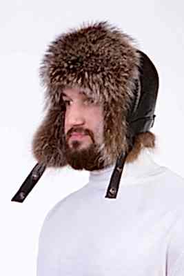 Фото товара Шапка из енота UMKME004.3, желтая Фото товара Шапка из енота UMKME004.3, желтая