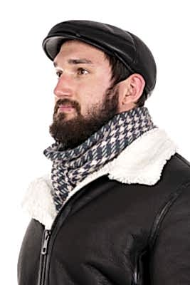 Фото товара Кепка Реглан кожаная 002.001, черный Фото товара Кепка Реглан кожаная 002.001, черный