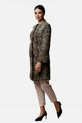 Фото товара Полупальто каракуль/свакара Шанель, серый