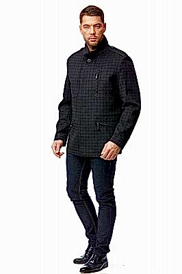 Фото товара Полупальто мужское 5004у Tizino, черный