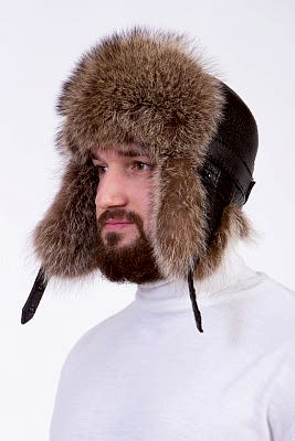 Фото товара Шапка из енота UMKME006.2, светло-желтая Фото товара Шапка из енота UMKME006.2, светло-желтая