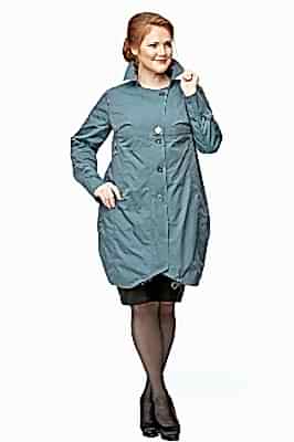 Фото товара Плащ 1628, серо-зеленый