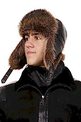 Фото товара Шапка из енота UMKME0014.3, желтая Фото товара Шапка из енота UMKME0014.3, желтая