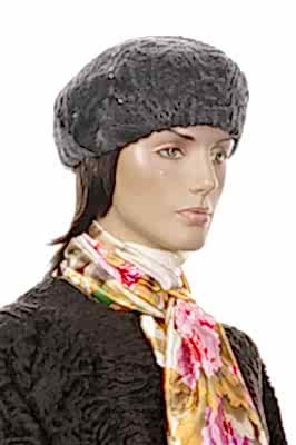 Фото товара Шапка каракуль 001.038, серый