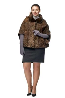 Фото товара Жилет каракуль 013/323 Мэри, коричневый