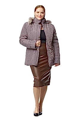 Фото товара Пуховик П10, фиолетовый