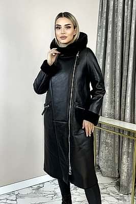 Фото товара Дубленка 1013.i-21 SILK, черный Фото товара Дубленка 1013.i-21 SILK, черный