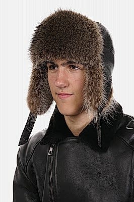 Фото товара Шапка из енота UMKME008.4, рыжая Фото товара Шапка из енота UMKME008.4, рыжая