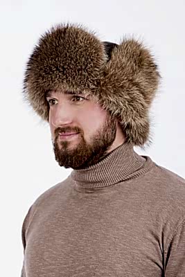 Фото товара Шапка из енота UMKME001.2, светло-желтая Фото товара Шапка из енота UMKME001.2, светло-желтая