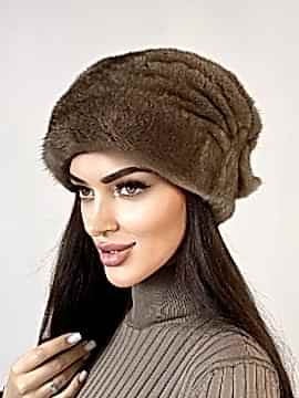 Фото товара Шапка норка 141.001, пастель Фото товара Шапка норка 141.001, пастель