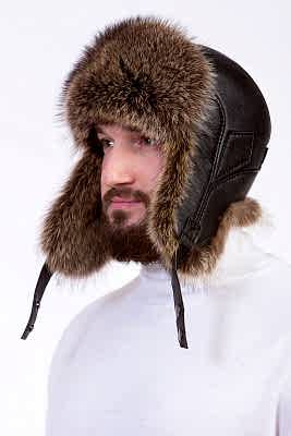 Фото товара Шапка из енота UMKME0013.2, светло-желтая Фото товара Шапка из енота UMKME0013.2, светло-желтая