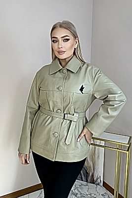 Фото товара Куртка кожа жен. 1007.N-3835 лето, бежевый