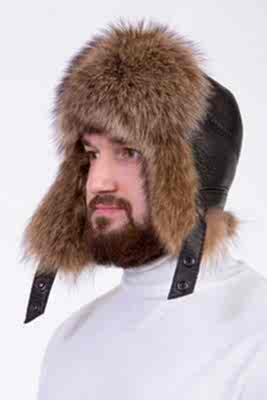 Фото товара Шапка из енота UMKME008.2, светло-желтая Фото товара Шапка из енота UMKME008.2, светло-желтая