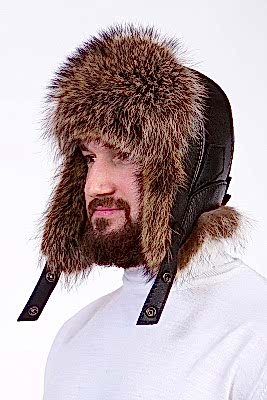 Фото товара Шапка из енота UMKME004.1, серебряная Фото товара Шапка из енота UMKME004.1, серебряная