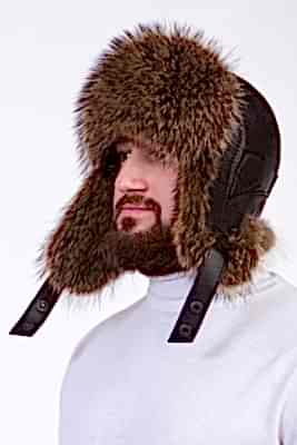 Фото товара Шапка из енота UMKME0013.3, желтая Фото товара Шапка из енота UMKME0013.3, желтая