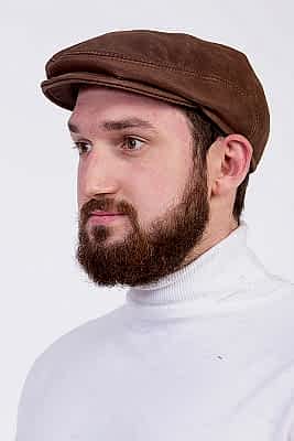 Фото товара Кепка Реглан кожаная 003.002, кэмел Фото товара Кепка Реглан кожаная 003.002, кэмел