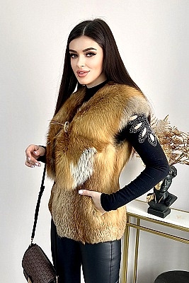 Фото товара Жилет лиса дикая 222.33, рыжий