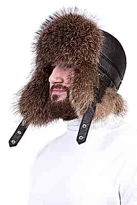 Фото товара Шапка из енота UMKME0016.5, темная Фото товара Шапка из енота UMKME0016.5, темная